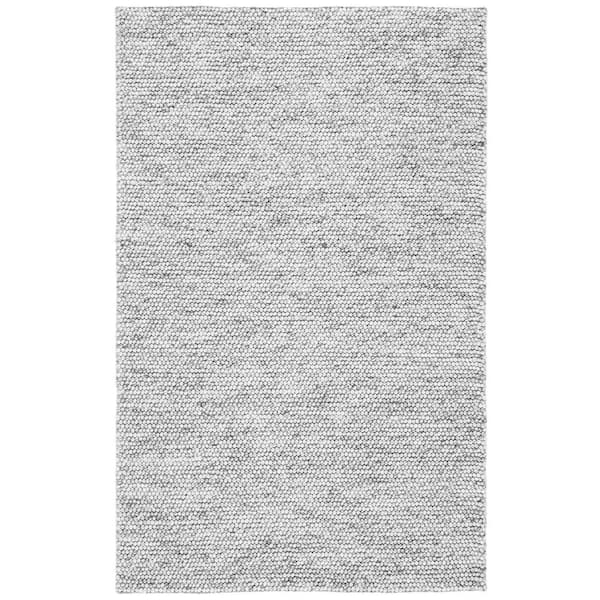 Natura 2 ft. x 3 ft. Light Gray/Ivory Gradient Area Rug