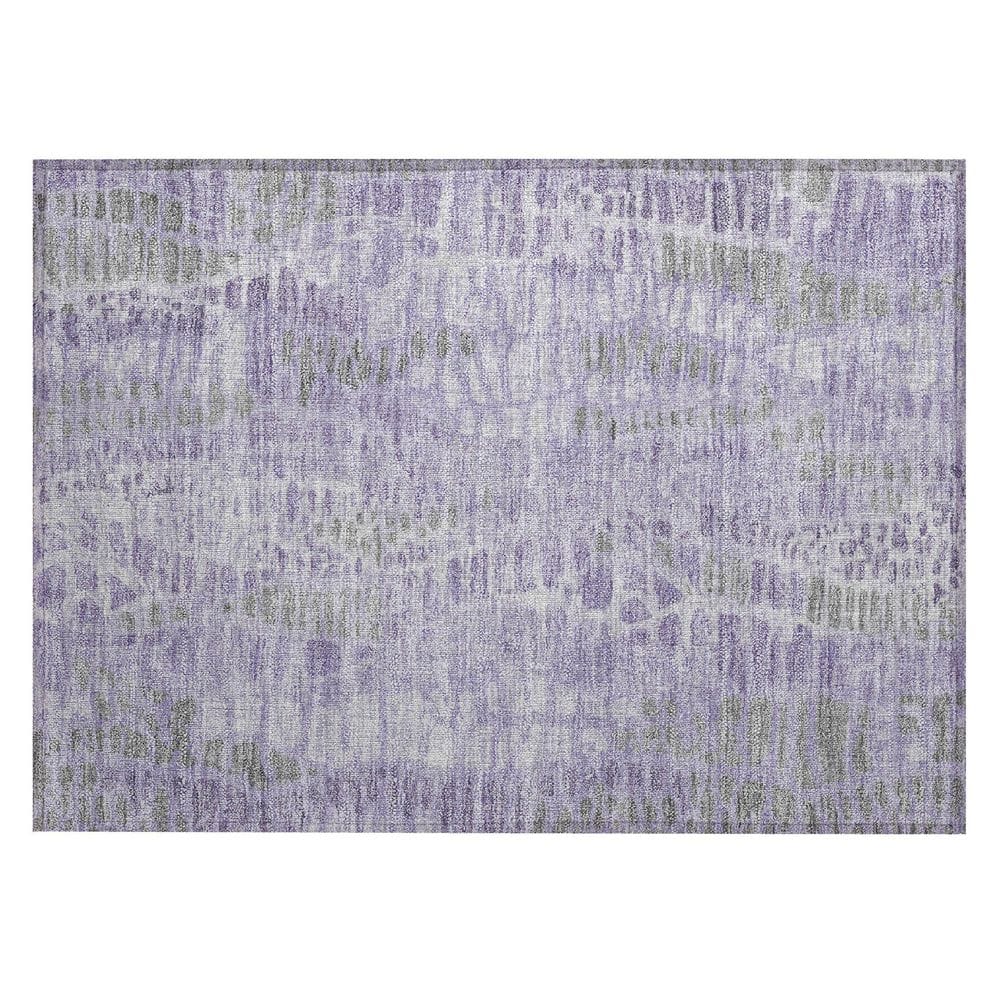 Chantille Machine Washable Indoor/Outdoor Abstract ACN2382 Purple 2 ft. x 3 ft. Accent Rug price history on PriceWatchPro