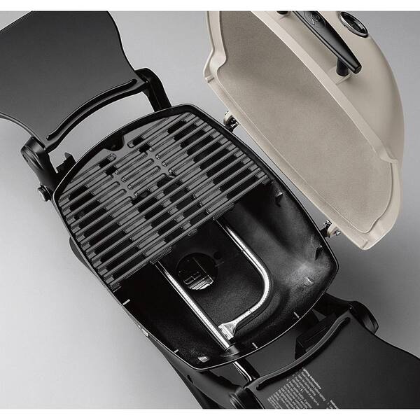 Weber - Q 1200 1-Burner Portable Tabletop Propane Gas Grill in Fuchsia with Built-In Thermometer