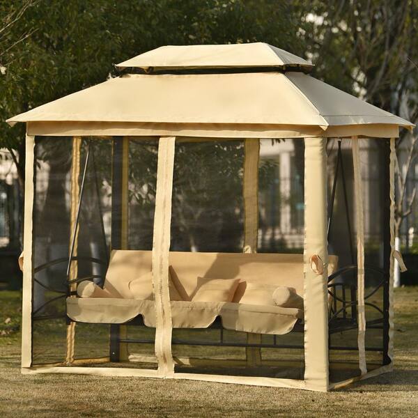 gazebo garden swing