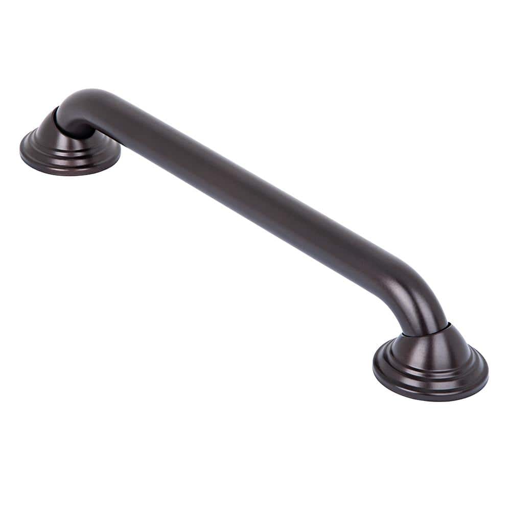 Utopia Alley Decorative Shower Safety Grab Bar, Oil Rubbed Bronze, 16 ...