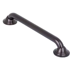 Decorative Shower Safety Grab Bar, Oil Rubbed Bronze, 16"