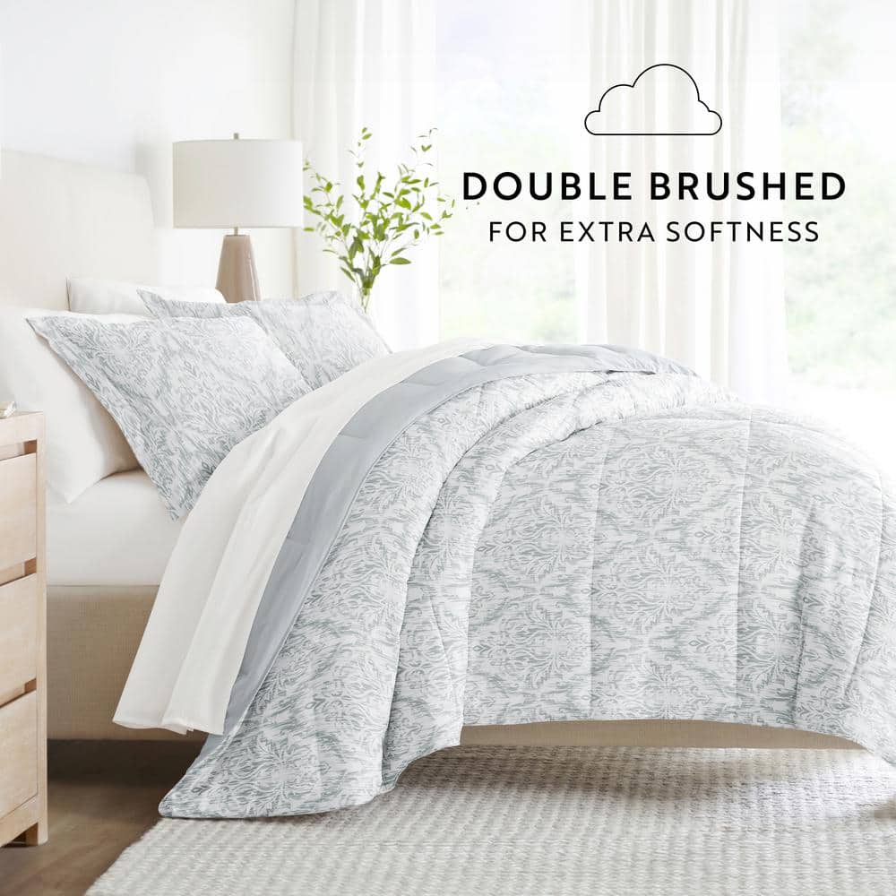 California King English Countryside Reversible Microfiber Bedding Set