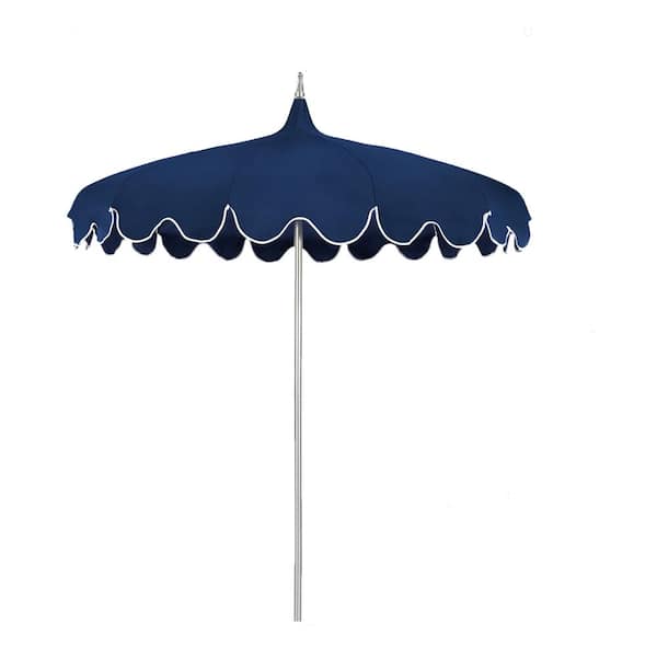 7 ft navy blue patio umbrella Grosfillex Market - Foot Diameter - Wooden Pole - Pacific Enhance your outdoor space with this 7.5 Teak 7 ft. square umbrella