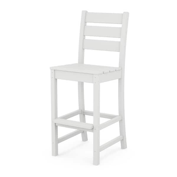 POLYWOOD Grant Park Bar Side Chair in White