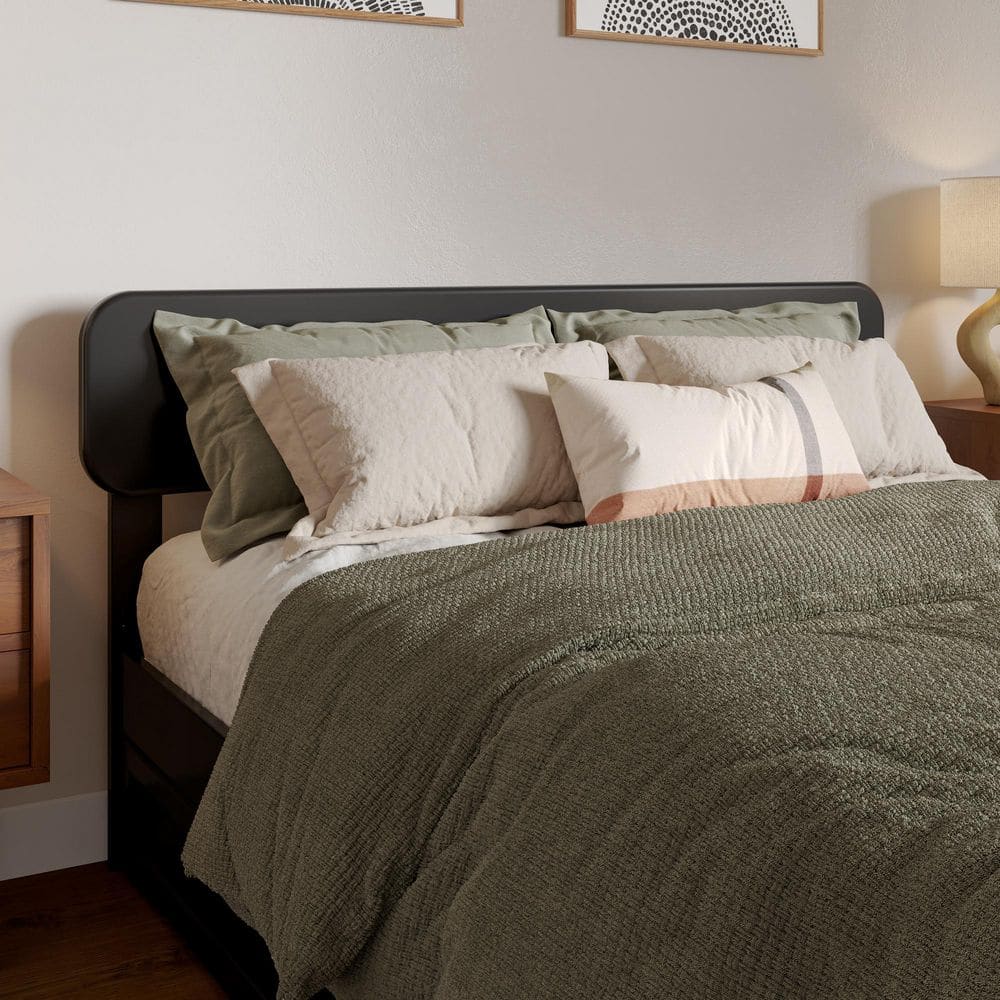 Florence Black Wood Full Headboard price history on PriceWatchPro