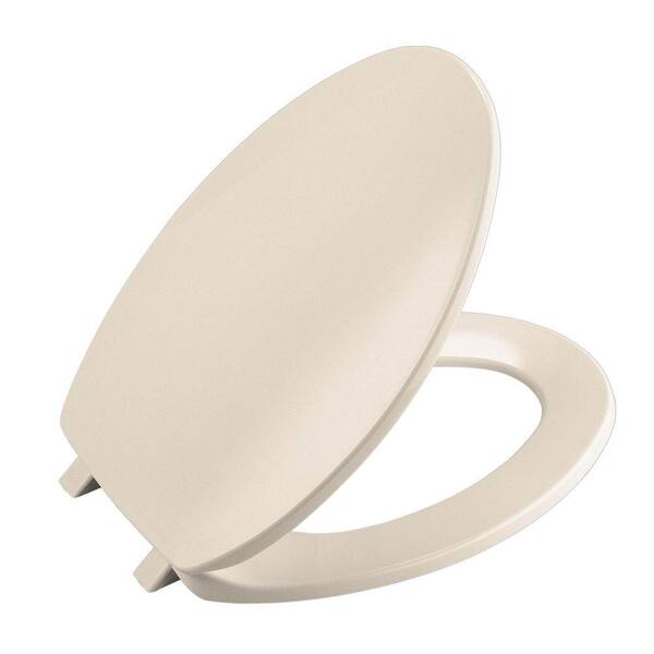 KOHLER Brevia Round Closed-front Toilet Seat in Innocent Blush-DISCONTINUED