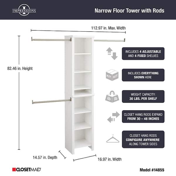 The Right Height for Closet Shelves  Residential Building Specialties, Inc.