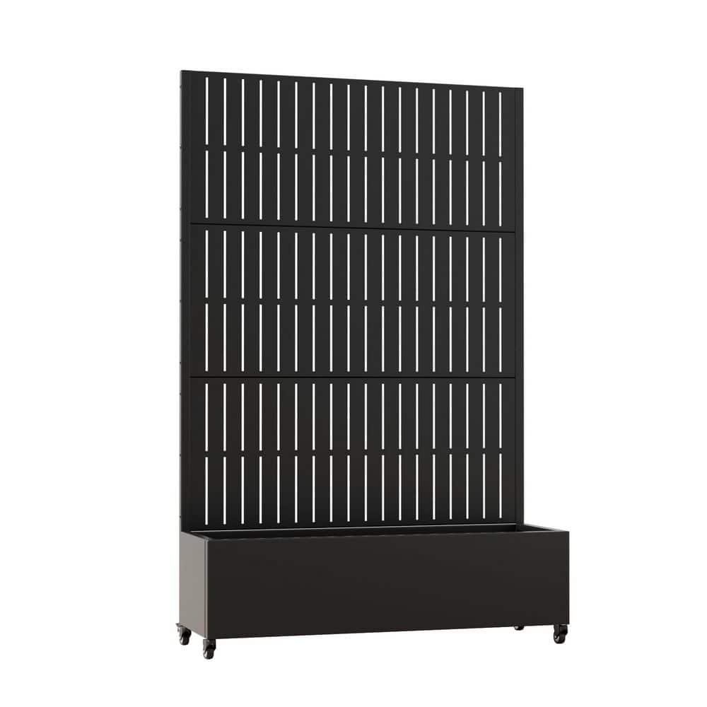 6 ft. H x 4 ft. W Metal Planter Box with Trellis Black price history on PriceWatchPro