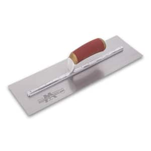 MARSHALLTOWN 16 In. X 5 In. Curved Durasoft Handle Golden Stainless ...