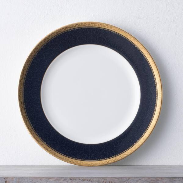 Noritake Odessa Cobalt Gold 10.5 in. (Gold) Bone China Dinner