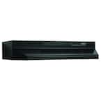 F40000 30 in. 230 Max Blower CFM Convertible Under-Cabinet Range Hood with Light in Black