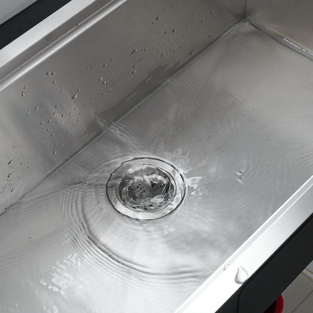 32 Inch Stainless Steel Single Bowl Kitchen Sink with Accessories