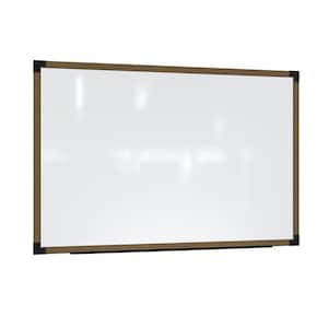 Prest 24 in. x 36 in. Magnetic Whiteboard with Wood Frame, 1-Pack