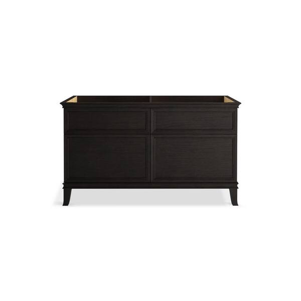 KOHLER Artifacts 60 in. W x 21.89 in. D x 34.49 in. H Bath Vanity Cabinet without Top in Carbon Oak