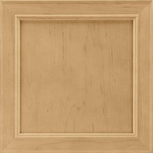 American Woodmark Brookland 14 9/16 x 14 1/2 x 3/4in. D Door Sample in Maple Rye 96898