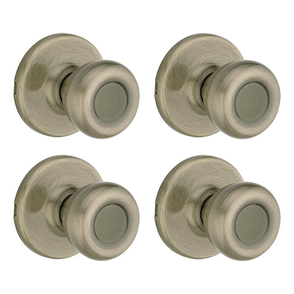 Tylo Antique Brass Passage Hall/Closet Door Knob 4-Pack price history on PriceWatchPro