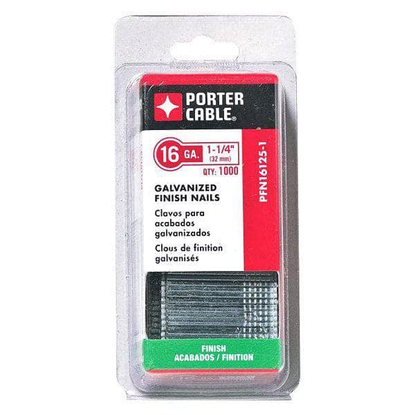 Porter-Cable 1-1/4 in. x 16-Gauge Glue Collated Finish Nail (1000 per Box)