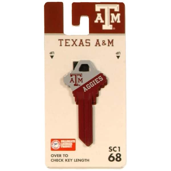 Hillman #68 NCAA Texas A&M Aggies Key Blank