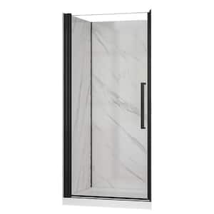 York 36 in. x 36 in. x 79 in. Alcove Shower Stall/Kit with Door, Base and Walls in Black