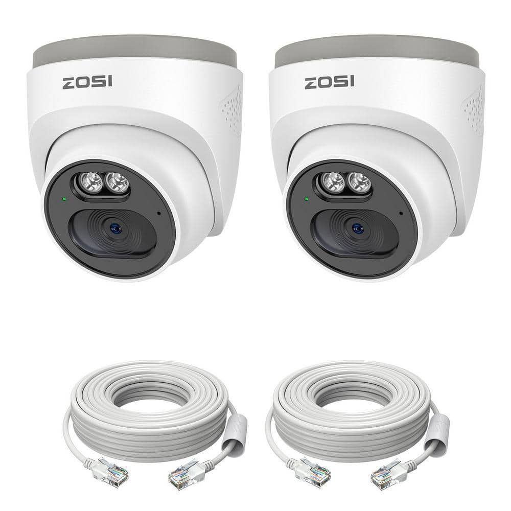 ZOSI 4MP 2.5K Add-on Outdoor IP Security Camera, IP66 Waterproof