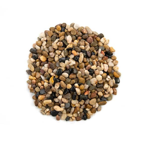 MSI Mixed Polished 0.5 cu. ft . per Bag (0.25 in. to 0.75 in.) Bagged Landscape Pebbles (1 Bag/0.5 cu. ft.)