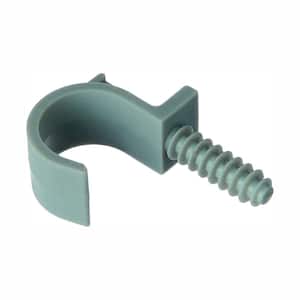 1/2 in. PVC Masonry Pipe Clamp (12 Packs of 5/Case - 60 Total Pieces)