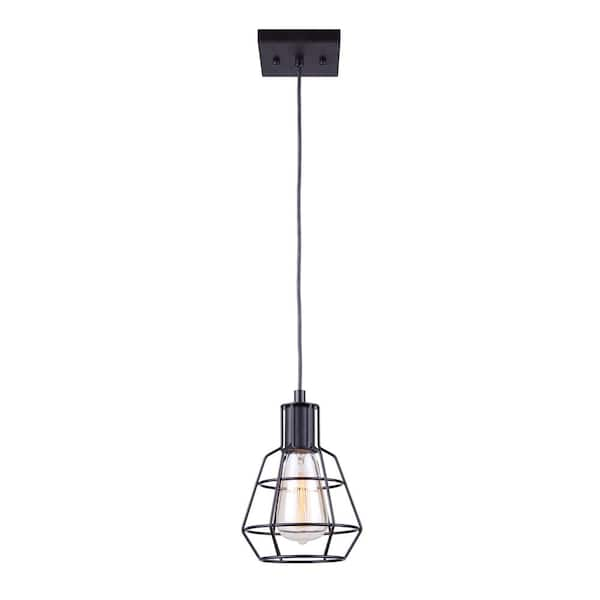 CANARM Wren 1-Light Matte Black Pendant