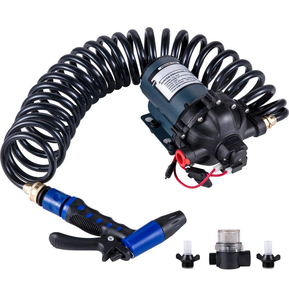 RV Water Pump 5.3 GPM 5.5 Gal. Per Minute 12-Volt Water Pump Automatic 70 PSI Diaphragm Pump with 25 ft. Washdown Pumps price history on PriceWatchPro
