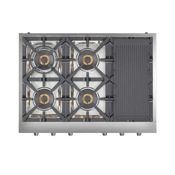 36" Stainless Steel 6 Burner Propane Gas Rangetop