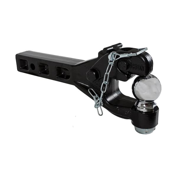 BUYERS PRODUCTS 2 in. 6-Ton Chrome Receiver Mount Combination Hitch Ball