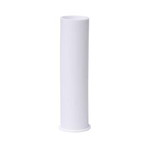 1-1/2 in. x 6 in. White Plastic Flanged Strainer Sink Drain Tailpiece