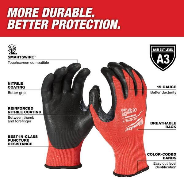 cut level 3 gloves home depot