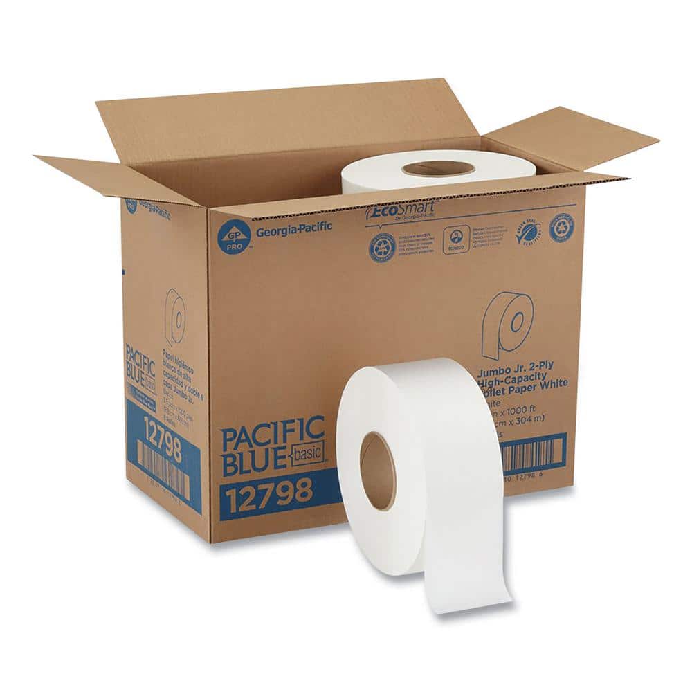 GTIN 073310127989 product image for Envision White 2-Ply Jumbo Jr. Bathroom Tissue (8-Pack) | upcitemdb.com