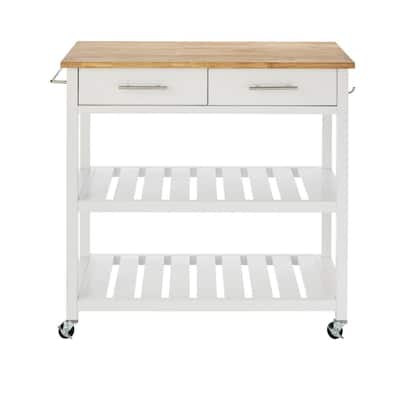 Farmhouse Kitchen Carts Carts Utility Tables The Home Depot