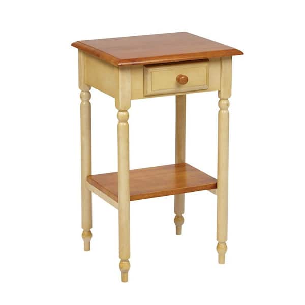 OSPdesigns Country Cottage Tan End Table