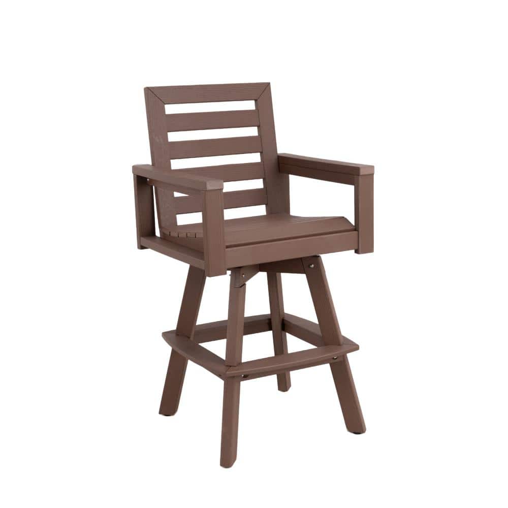 HDPE Outdoor Dining Chair with 360° Swivel & Ladderback price history on PriceWatchPro