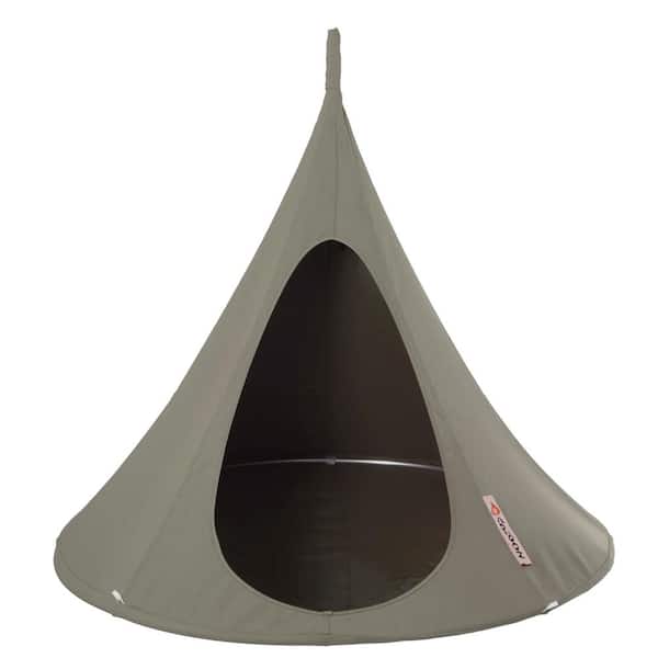 Vivere 6 ft. Hanging Nest Cacoon in Taupe