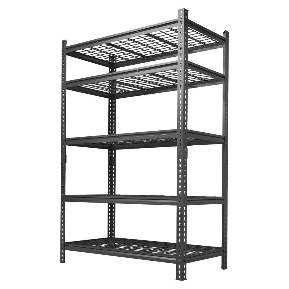 48x24x72 in 5-Tier Storage Shelving, 2200 lbs Cap, Adjustable Steel Rack, 2-Pack price history on PriceWatchPro