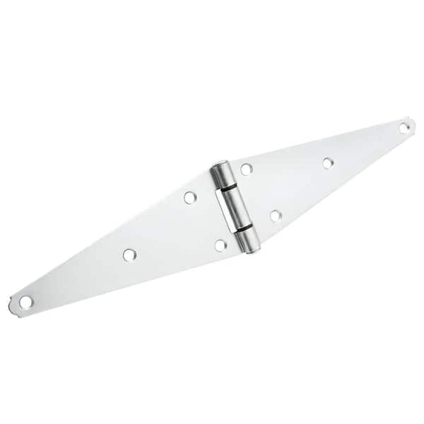 Everbilt 10 in. x 10 in. Zinc-Plated Heavy Duty Strap Hinge
