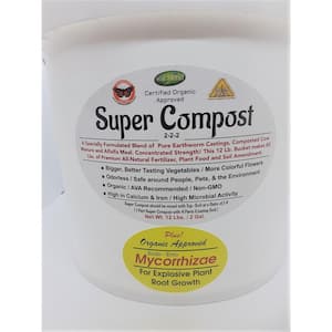 12 lbs. Super Compost with MYCO Concentrated 12 lbs. Makes 60 lbs.