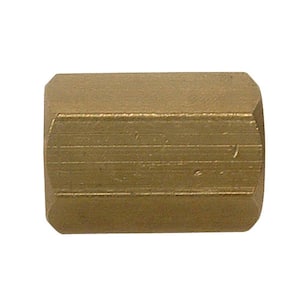 1/8 in. FIP Brass Coupling Fitting