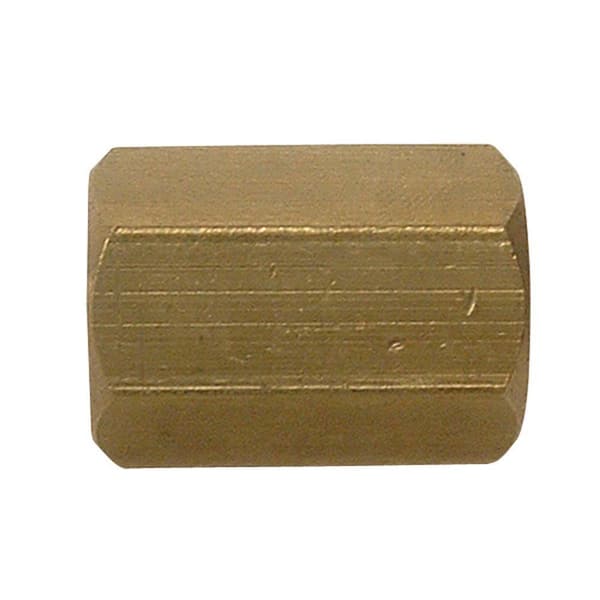 Everbilt 1/4 in. MIP x 1/4 in. FIP Brass Coupling Fitting