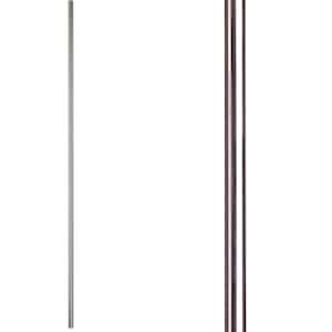 Stainless Steel 44 in. x 0.5625 in. Stainless Steel Plain Round Hollow Stainless Steel Baluster