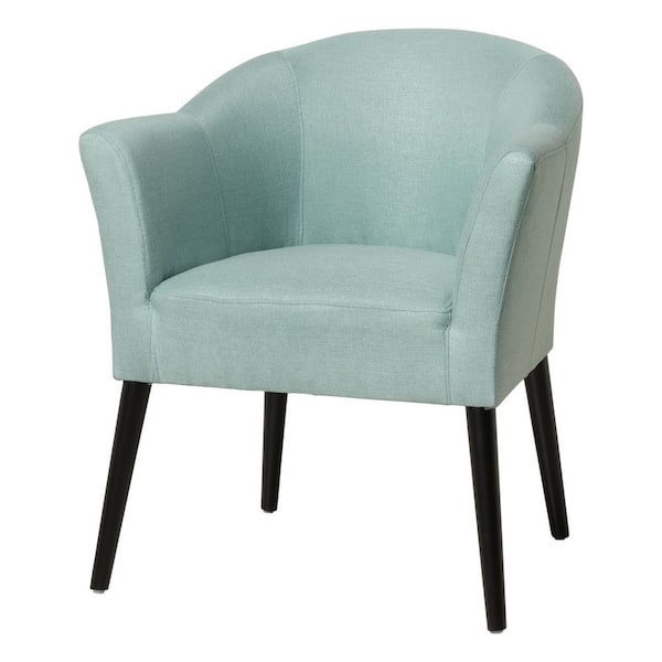 Light blue best sale club chair