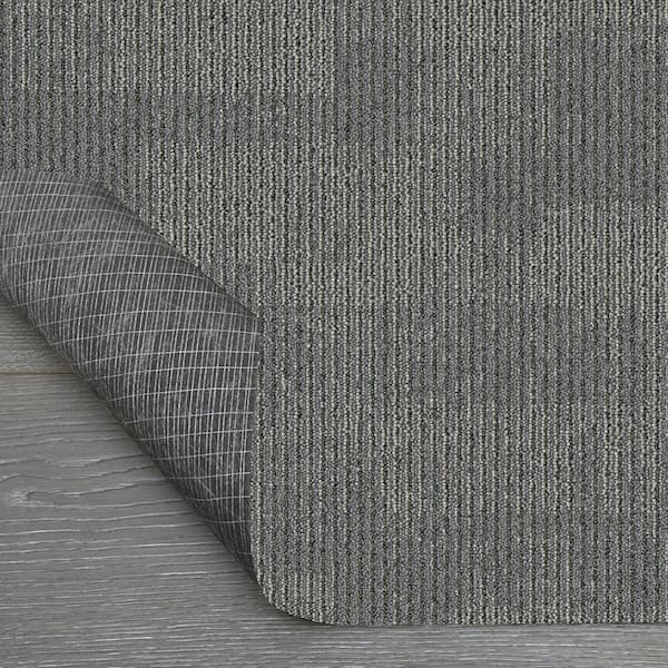 Aladdin Second Nature - Lava - Gray Commercial 24 x 24 in. Glue