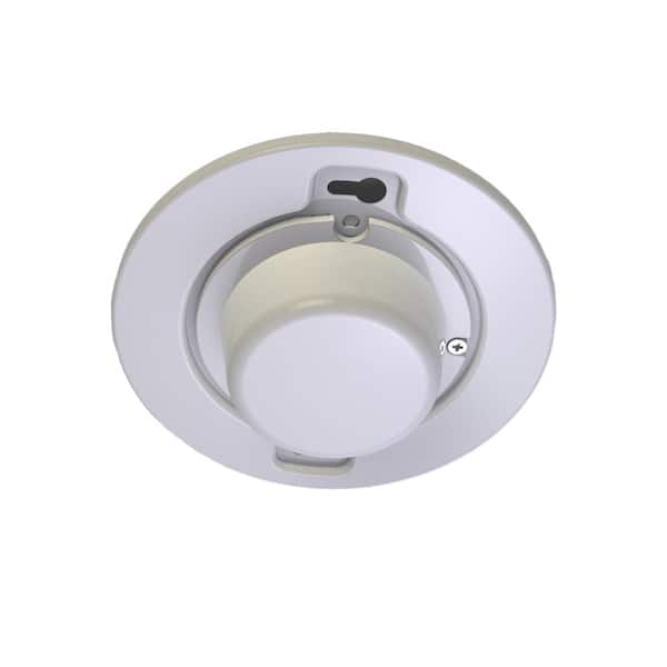 Commercial Electric 5 in. 7.5-Watt White Switch Controlled LED Keyless Lampholder with Adjustable CCT 2700K, 3000K, 5000K, 12-Pack Case