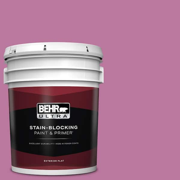 BEHR ULTRA 5 gal. #690B-5 Valentine Heart Flat Exterior Paint & Primer