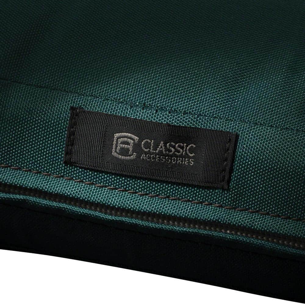 Mallard Green Polyester Outdoor Bench Cushion Cover