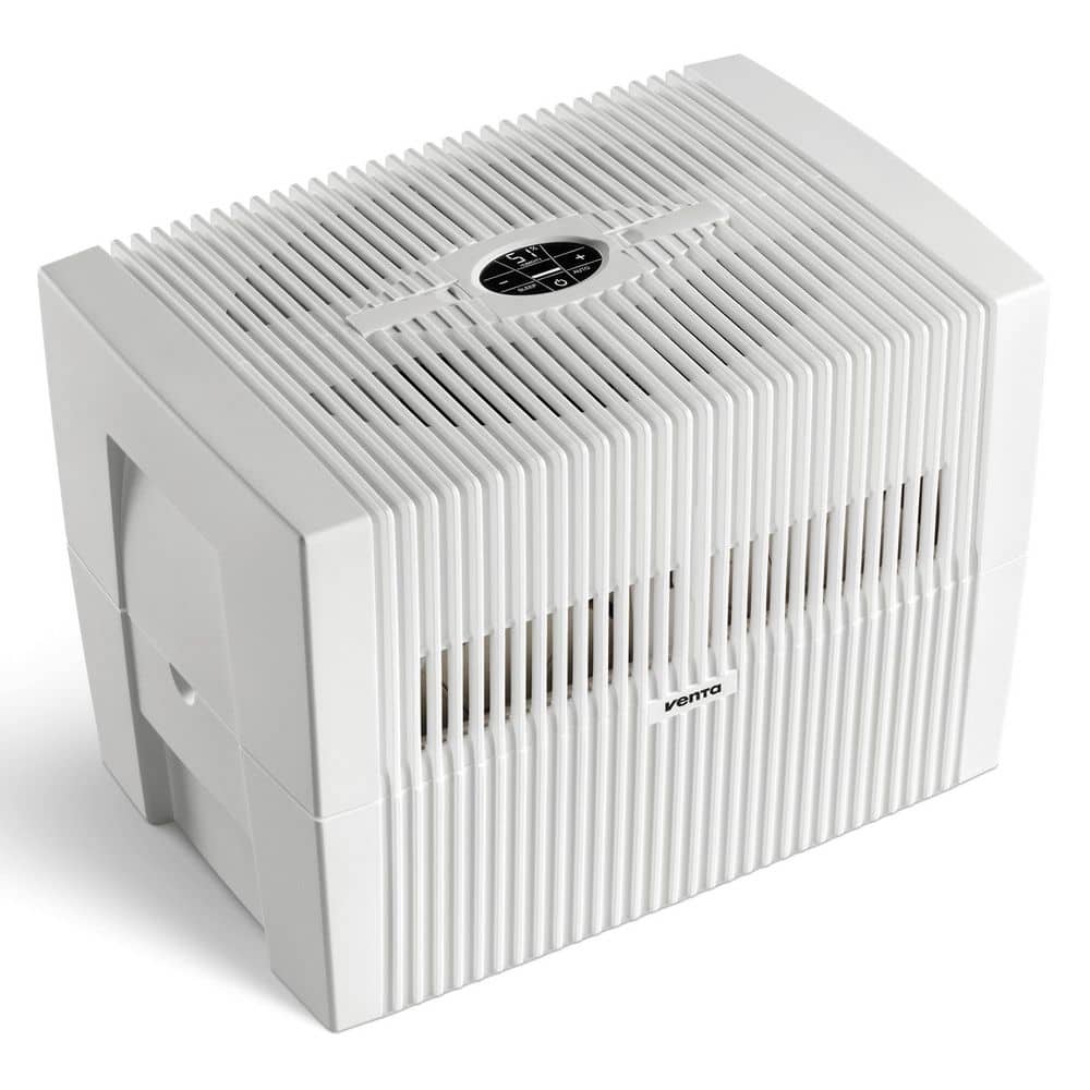 White Filter-Free Evaporative Humidifier with Touch Display